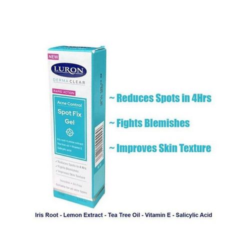 Luron Spot Fix Gel - Acne Control - Derma Clear - Rapid Action