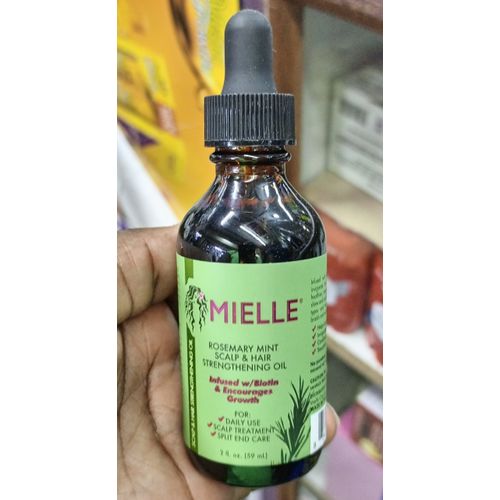 Mielle Organics Rosemary Mint Scalp & Hair Strengthening Oil- Scalp Treatment-59ml