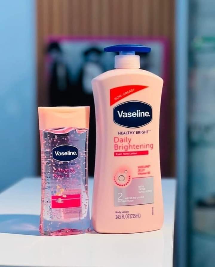 Vaseline daily brightening Lotion 400ml and Vaseline B3