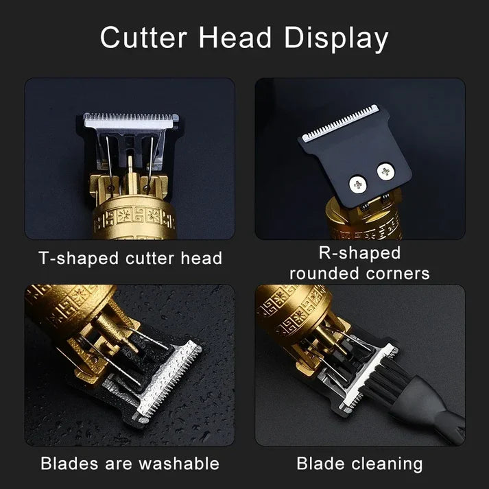 Hair Clipper Professional Electric Rechargeable Barber Trimmer