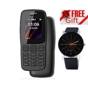 Nokia 105 (Dual SIM), 1.77" , FM Radio Featured Phones + FREE T. WATCH