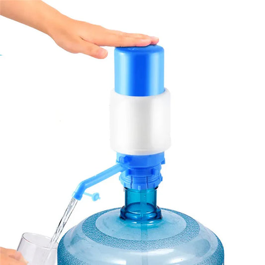 Portable Bottled Drinking Water Hand Press Removable Tube Innovative Vacuum Action Manual Pump Dispenser