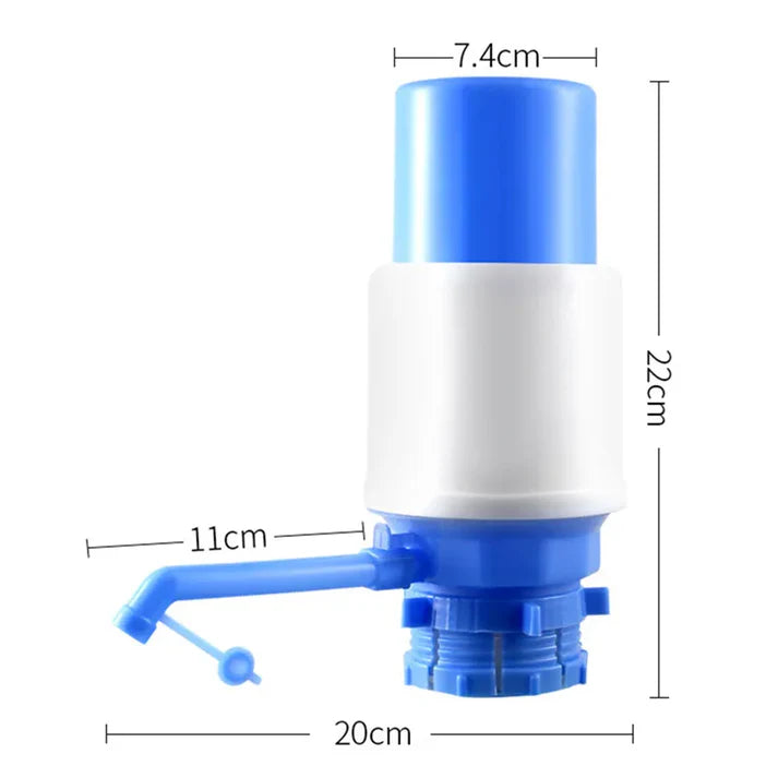 Portable Bottled Drinking Water Hand Press Removable Tube Innovative Vacuum Action Manual Pump Dispenser