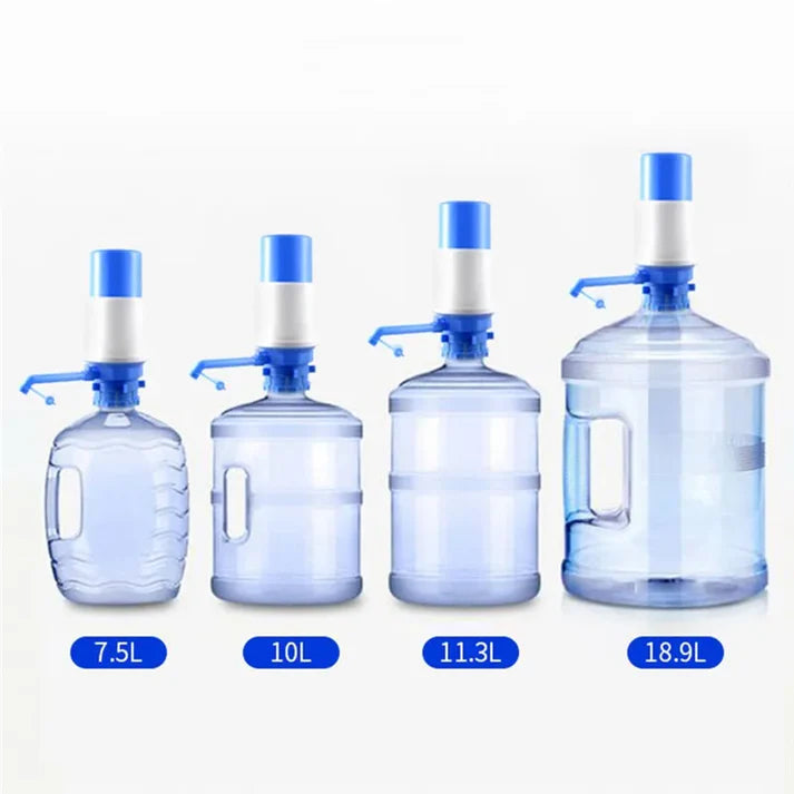 Portable Bottled Drinking Water Hand Press Removable Tube Innovative Vacuum Action Manual Pump Dispenser
