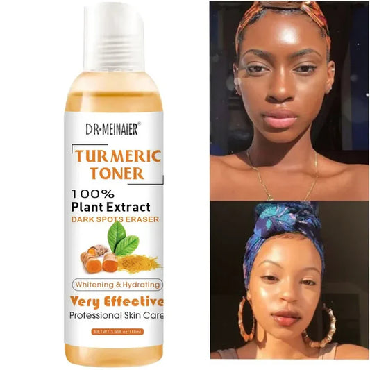 Tumeric Dark Spots Toner Spots Eraser Corrector Turmeric Fade Blemishes Dark Spot Remover Acne Remover Toner for Dark Skin