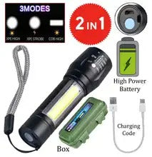 RECHARGEABLE MULTIFUNCTIONAL FLASHLIGHT TORCH
