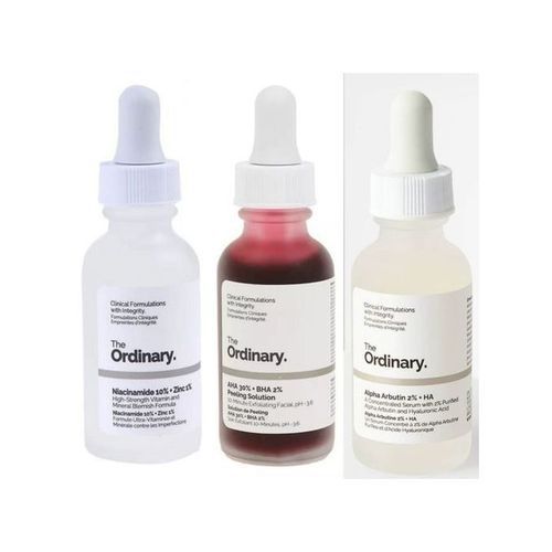 The Ordinary Niacinamide + Peeling Solution + Alpha Arbutin