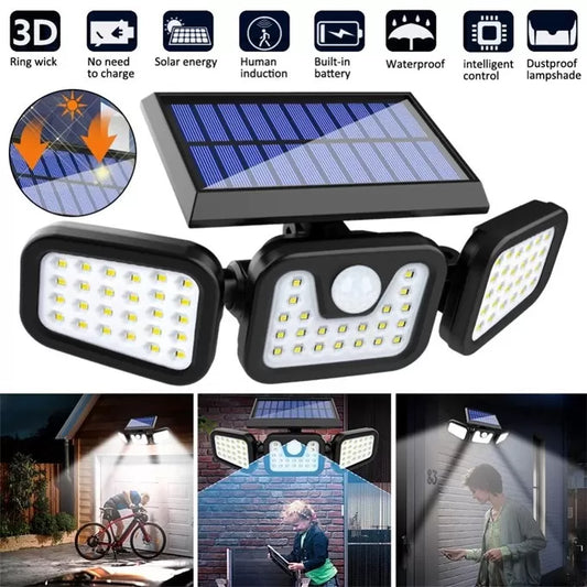 Split Solar Wall Lamp With Motion Sensor