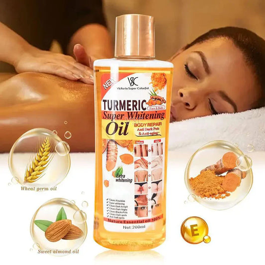 200ml Turmeric Dark Spot Remover Serum Oil Firming Lifting, Clear Skin Tone, Moisturizing