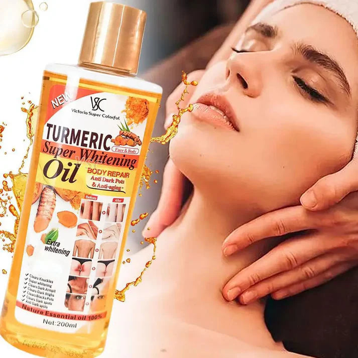 200ml Turmeric Dark Spot Remover Serum Oil Firming Lifting, Clear Skin Tone, Moisturizing