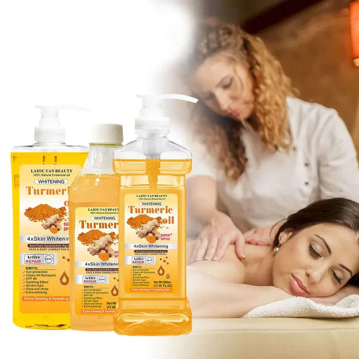 Turmeric Remove Dark Spots Essential Oil for Women Moroccan Ginger Anti Wrinkle Serum Men Whitening Moisturizing Skin Care