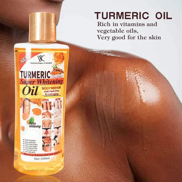 200ml Turmeric Dark Spot Remover Serum Oil Firming Lifting, Clear Skin Tone, Moisturizing
